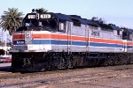 Amtrak SDP40F AMTK #519 pilots a new F40PH NB on San Diegan